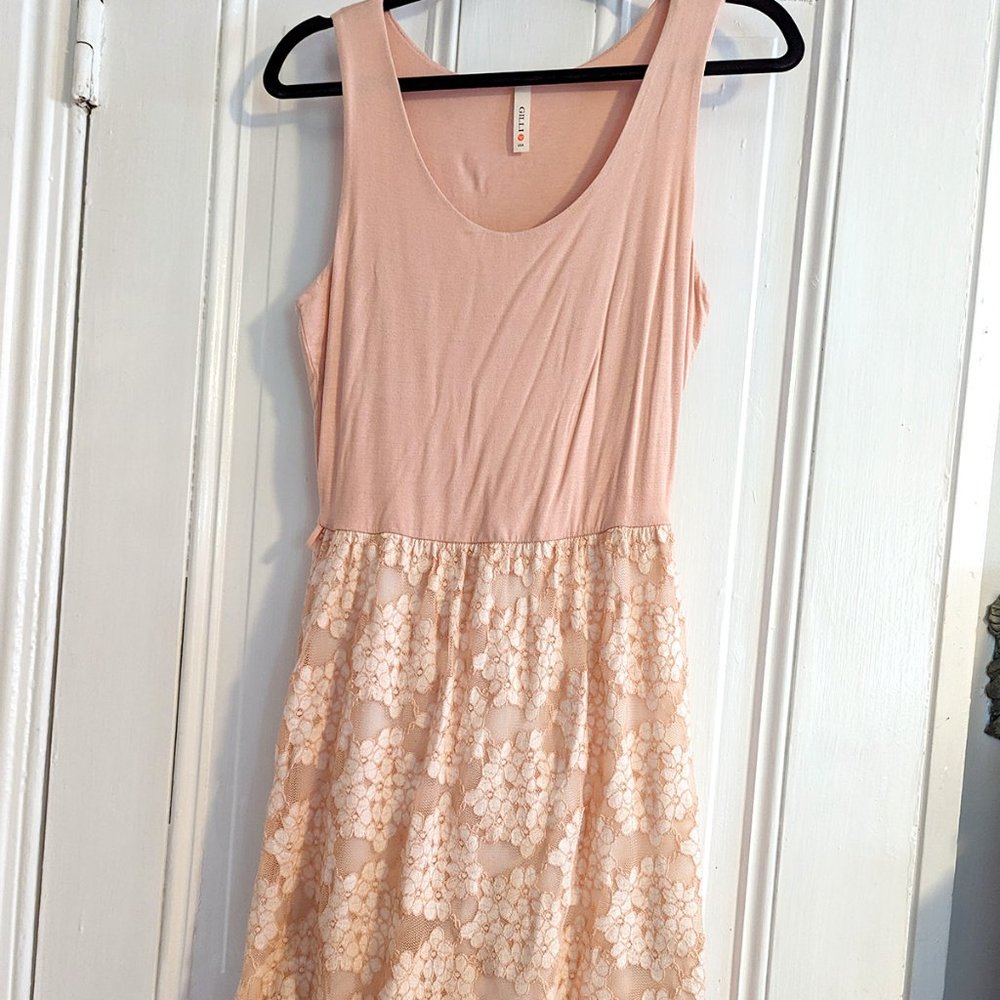 Gilli USA Dress, Pink/Peach, Small (Modcloth)